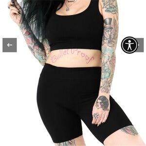 NWOT Foxblood Fonda Bike Shorts - Large